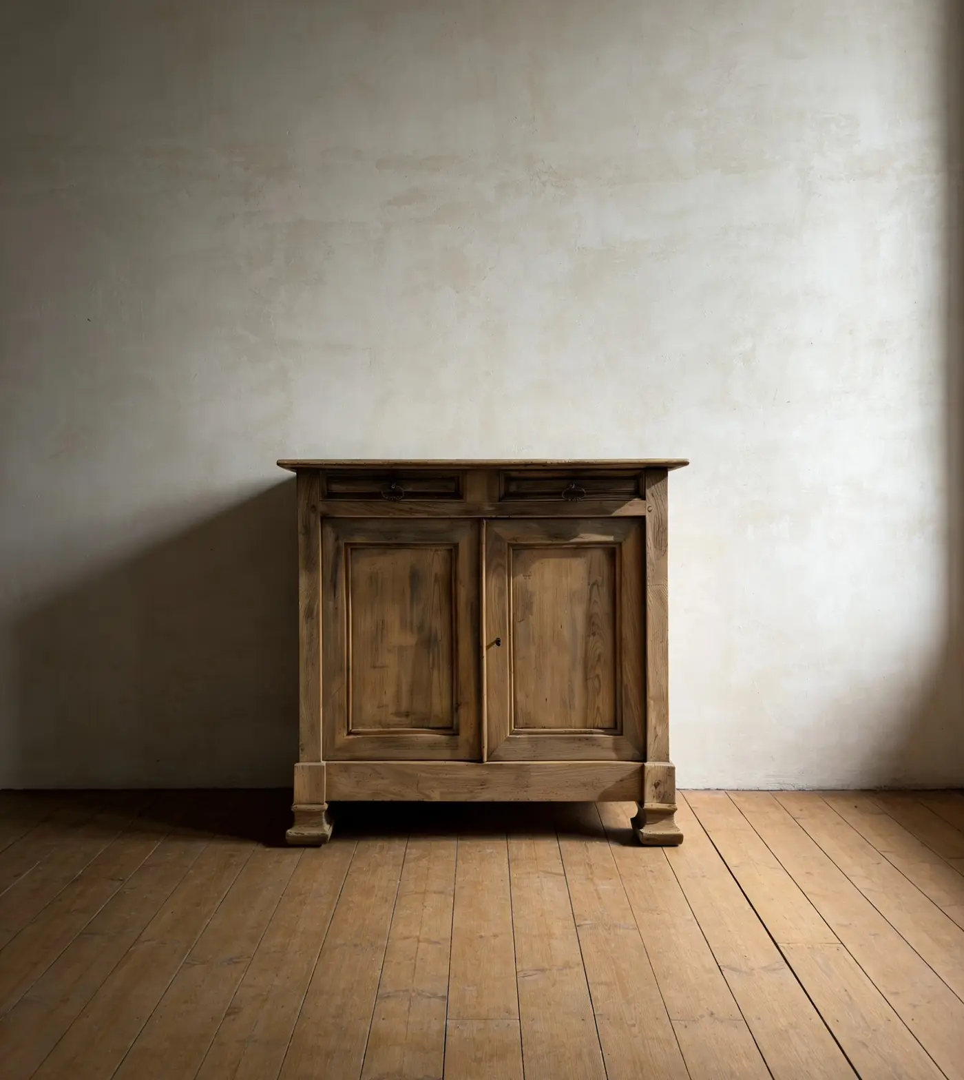 Vintage Cherrywood Country Dining Cabinet — Shabby Chic, French & Ottoman Style