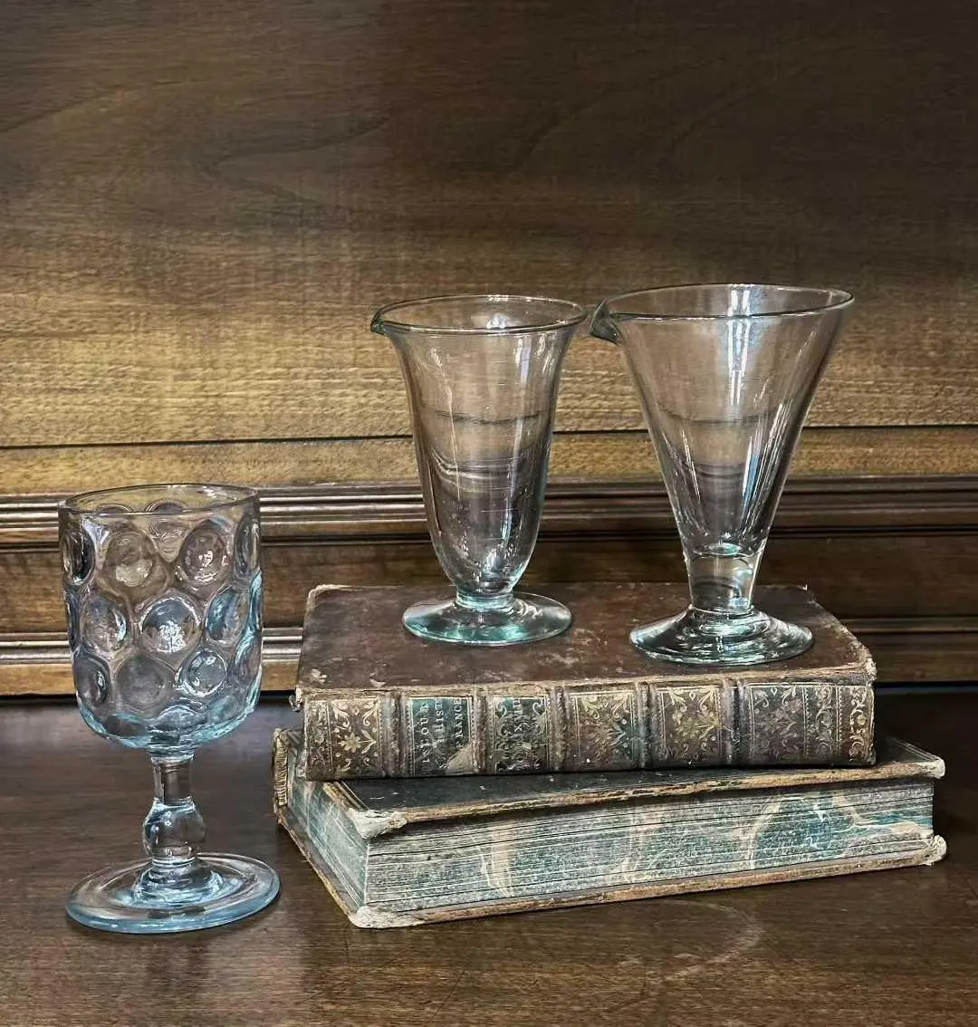 French Hand-Blown Drinking Glass, 1880–1920