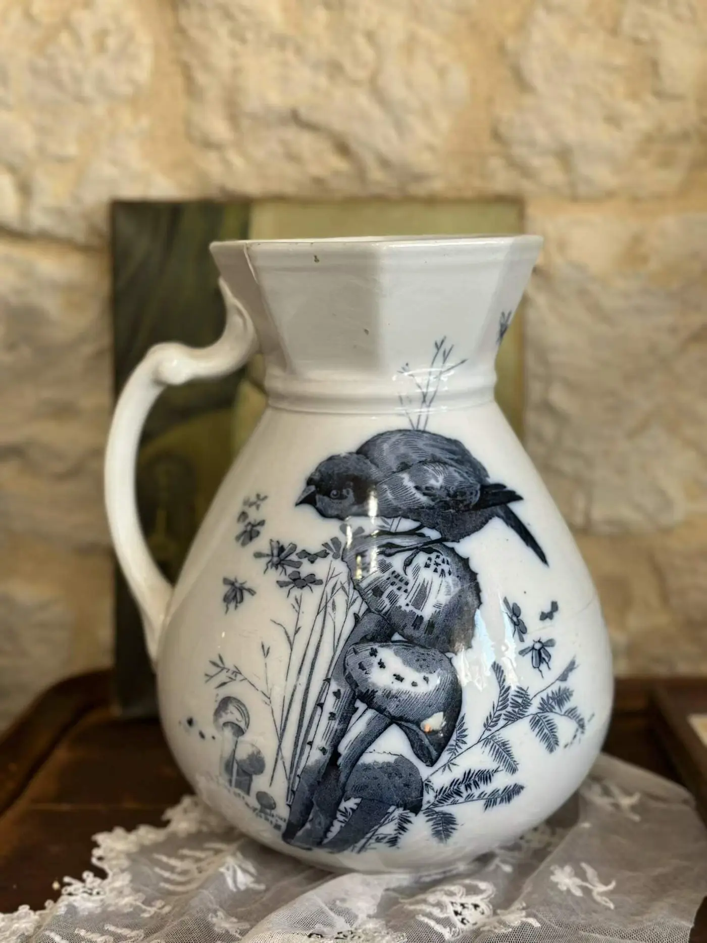 Antique Maastricht Water Jug, Rare Form