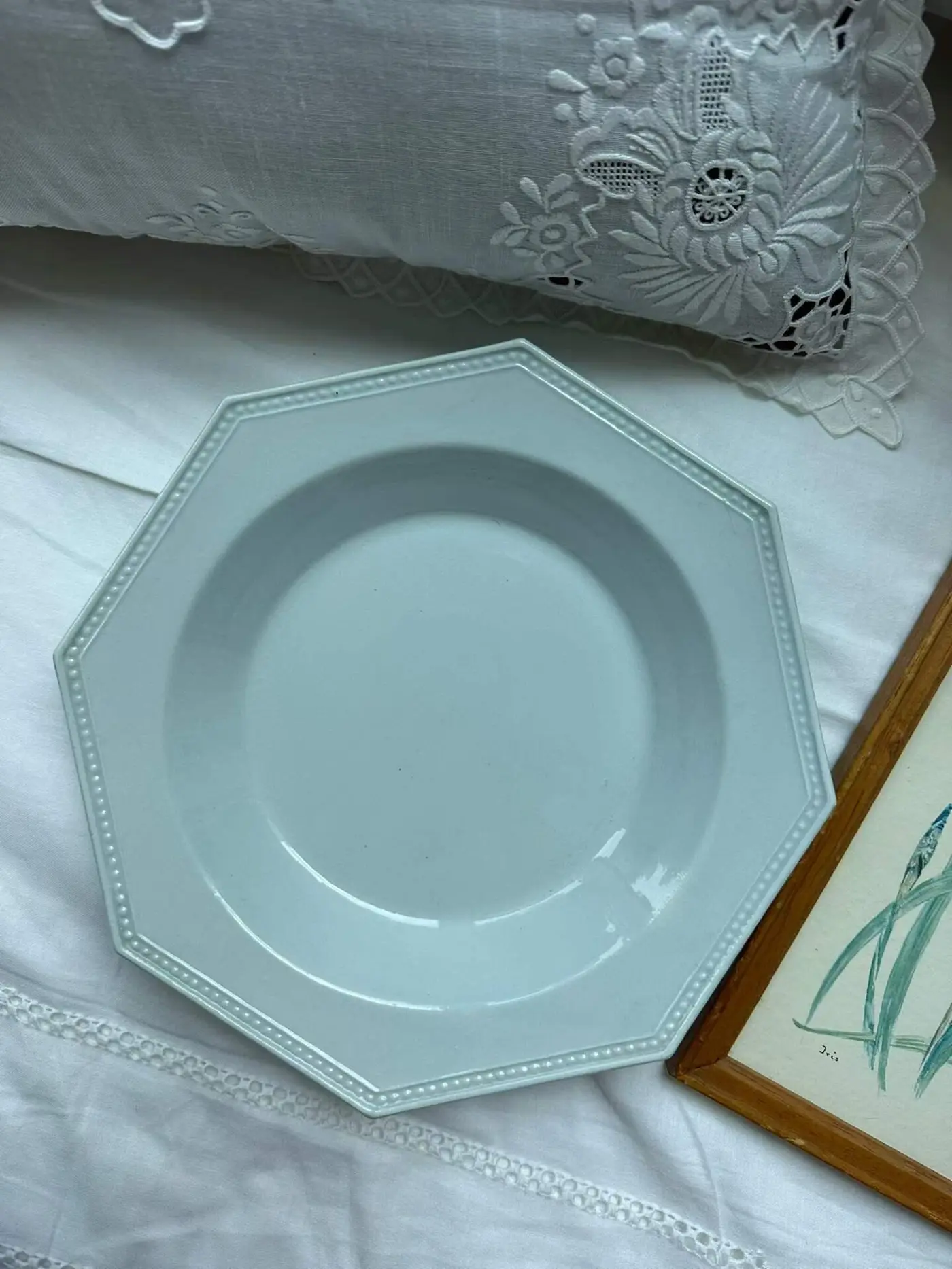 Montereau Blue Octagonal Deep Dish