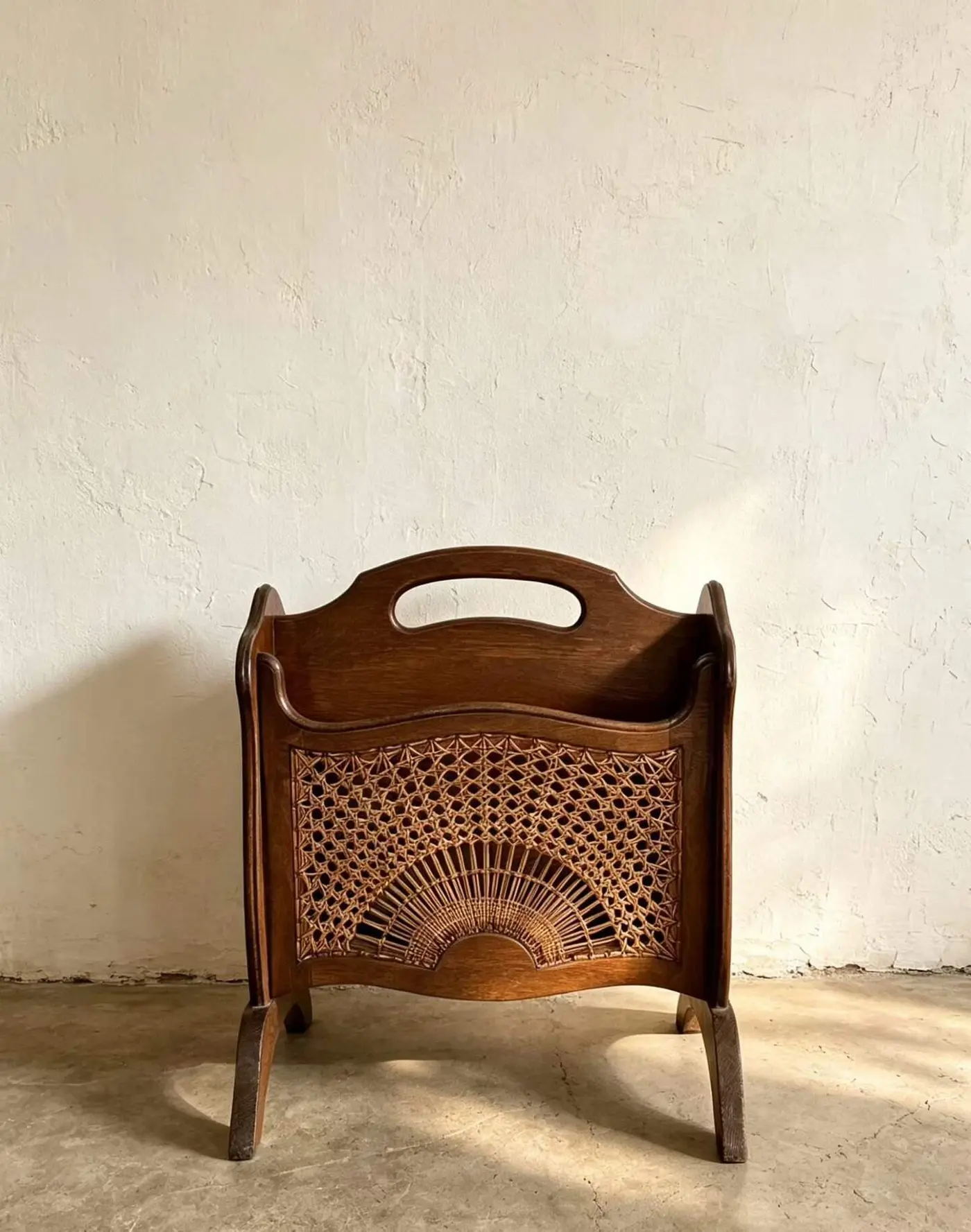 French Vintage Magazine Rack