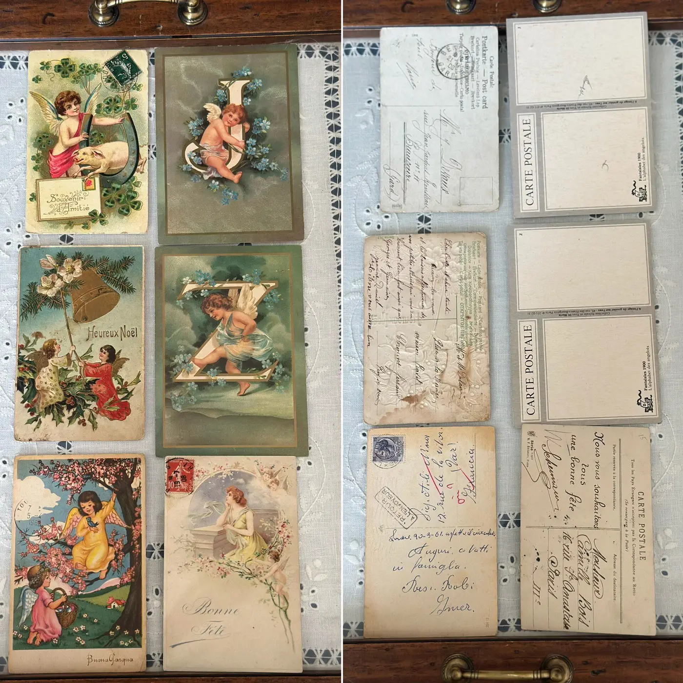 French Vintage/Antique Angel Postcard Collection