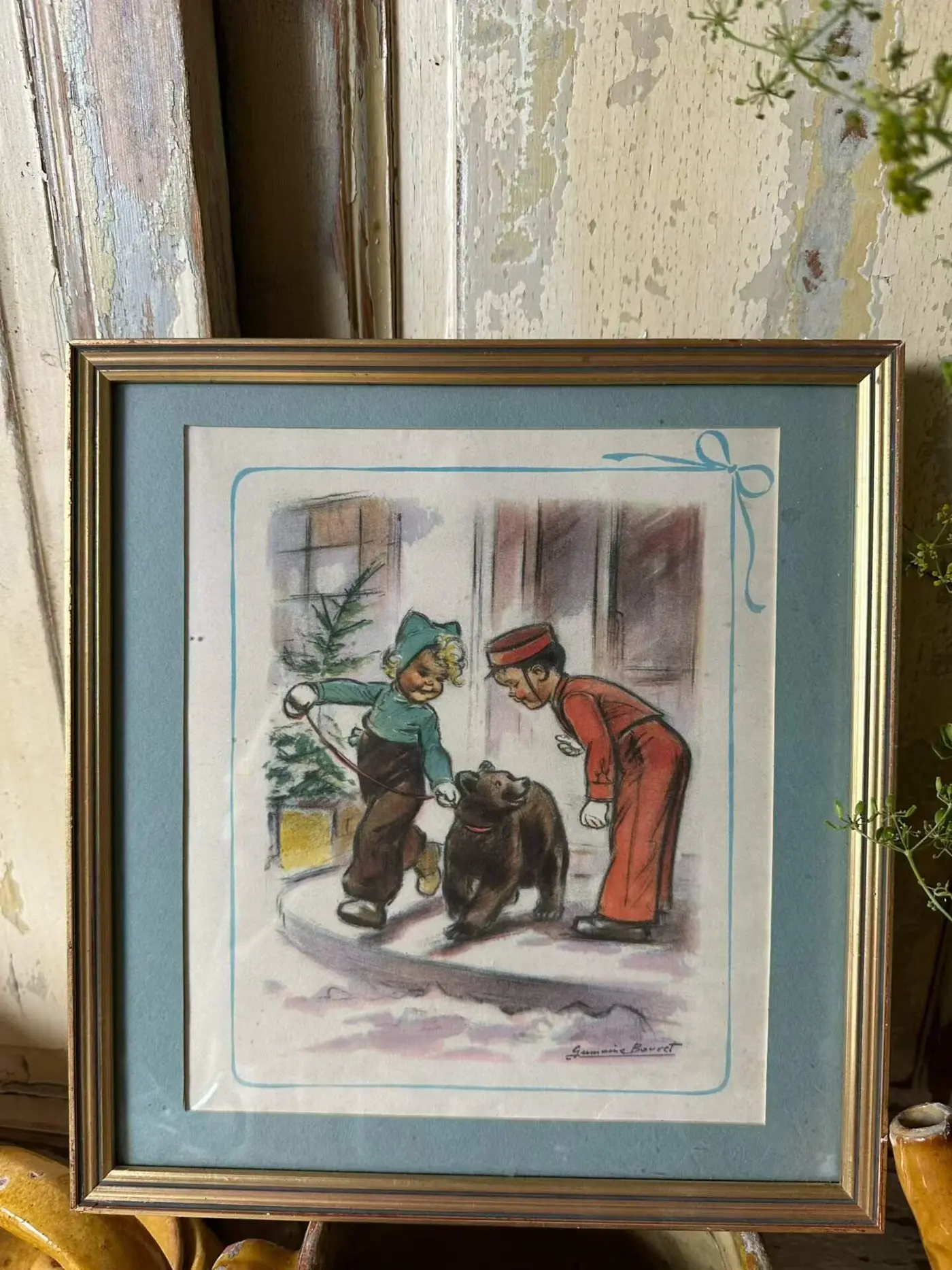 Vintage French Illustration by Germaine Bouret (1907–1953)