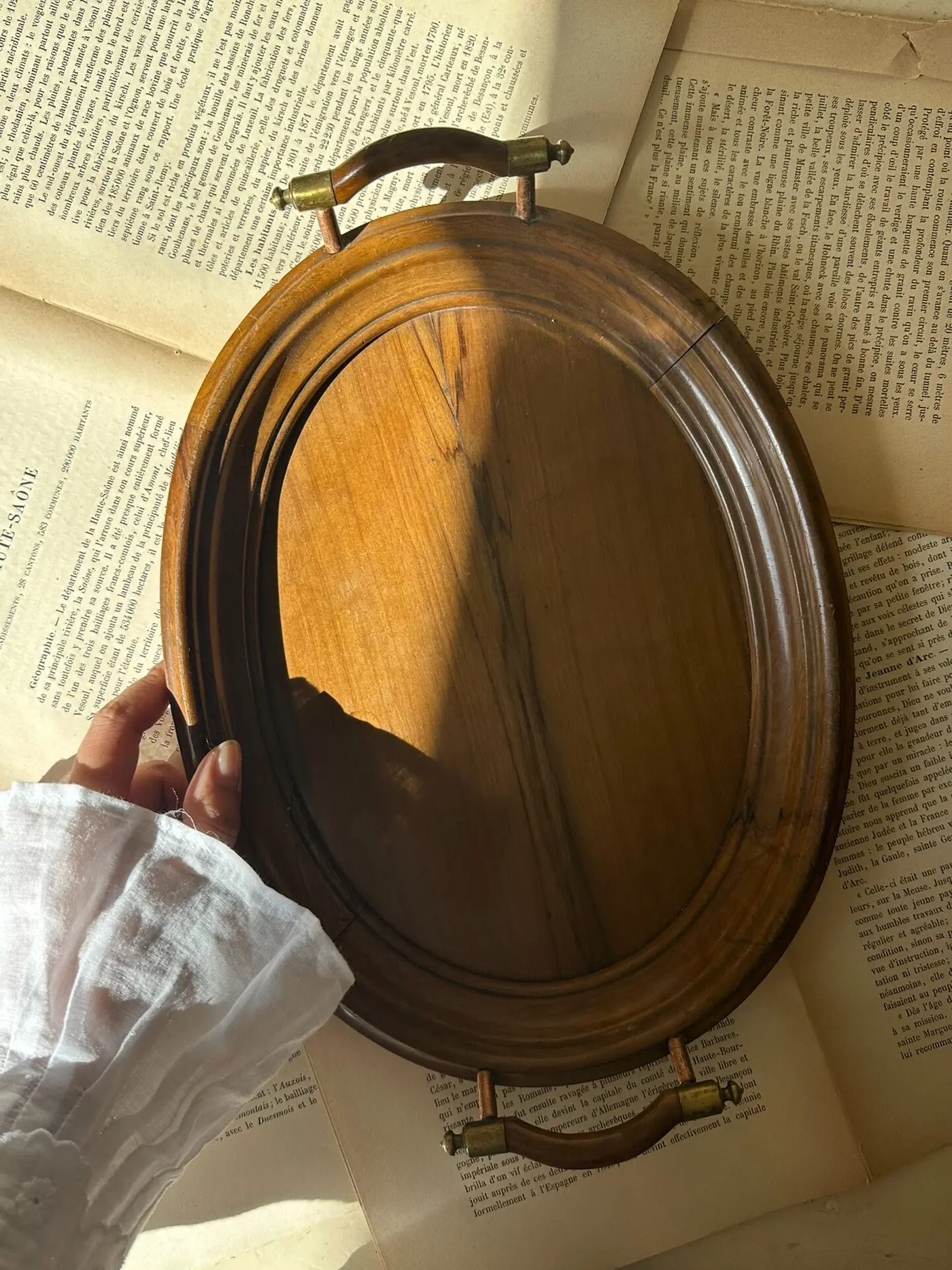French vintage tray