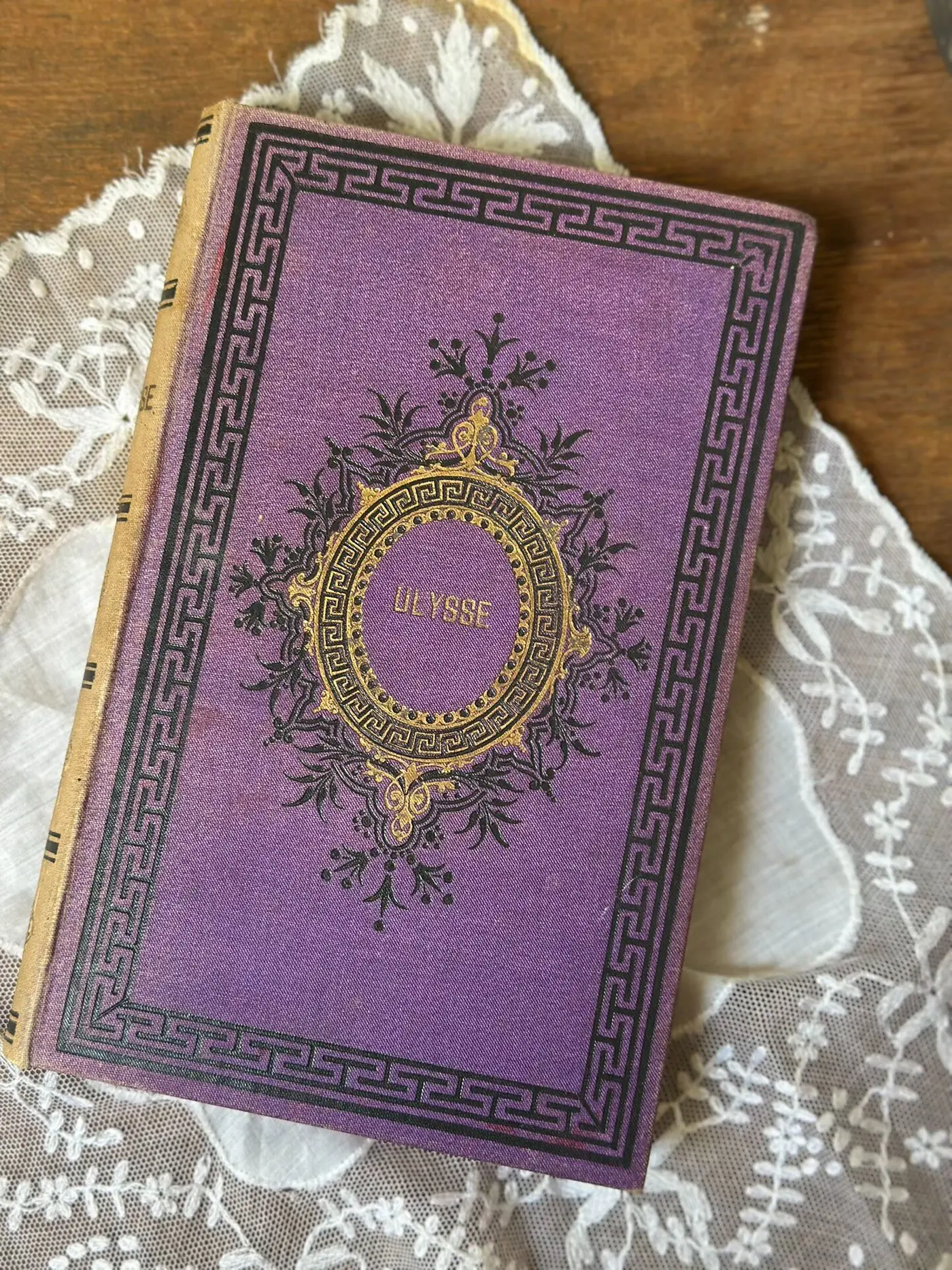 Ulysse — Original 1876 French Edition, Violet Cloth Hardcover with Gilt Decoration