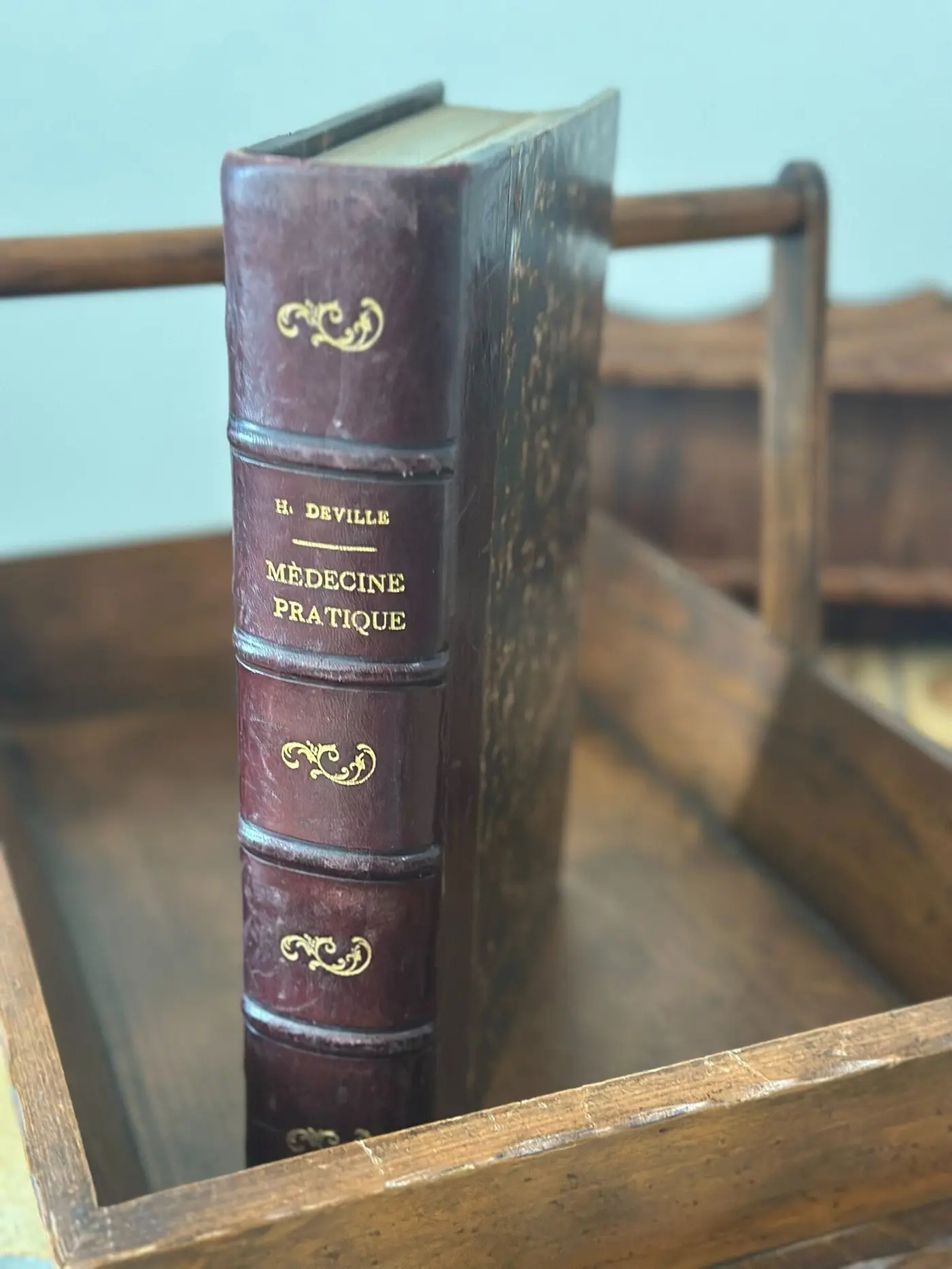 Antique 19th-Century French Medical Book "Practical Medicine" — Anatomy & Medical Illustrations