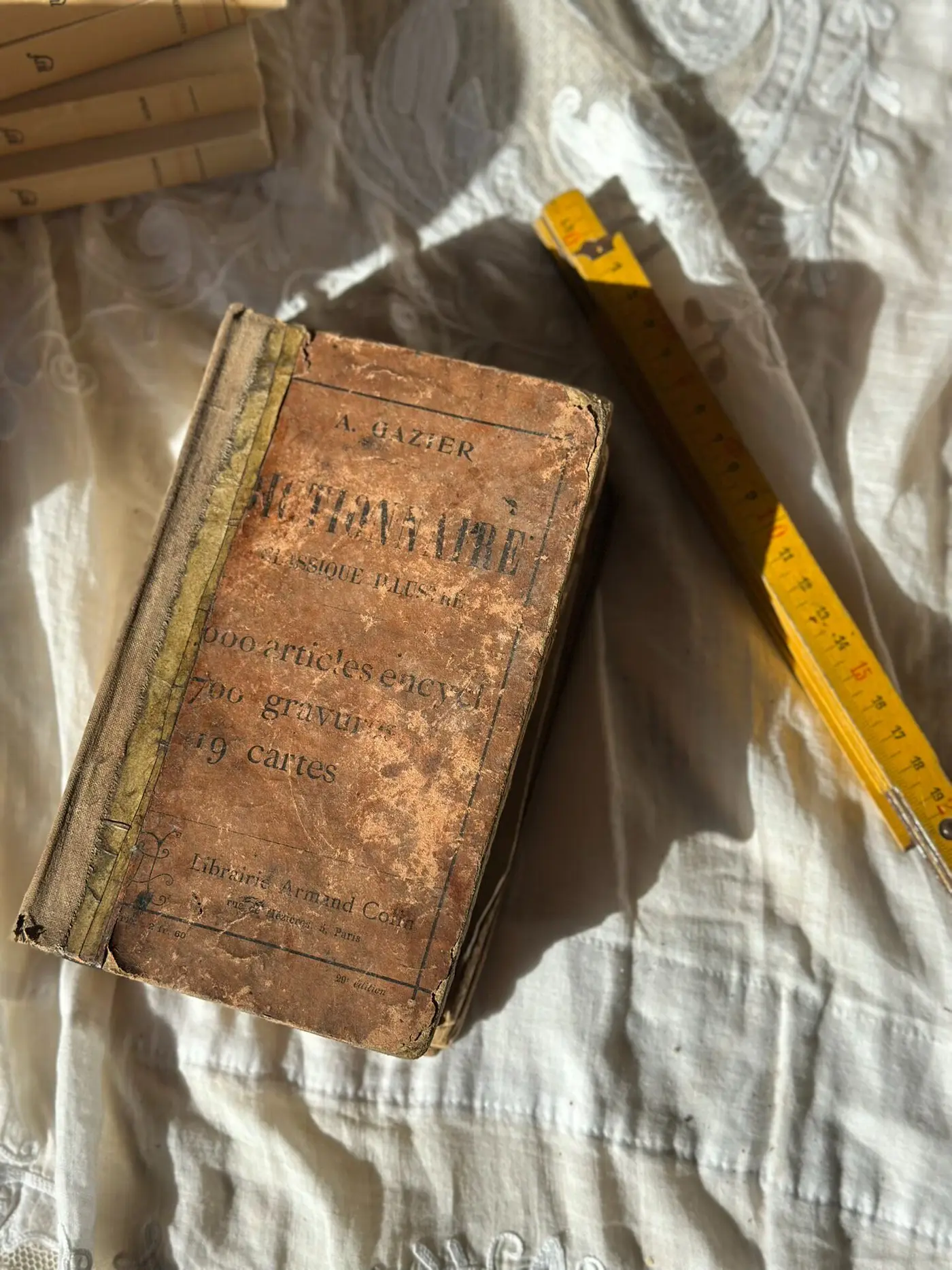 1903 French Antique Book — Dictionnaire classique illustré by A. Gazier, Armand Colin