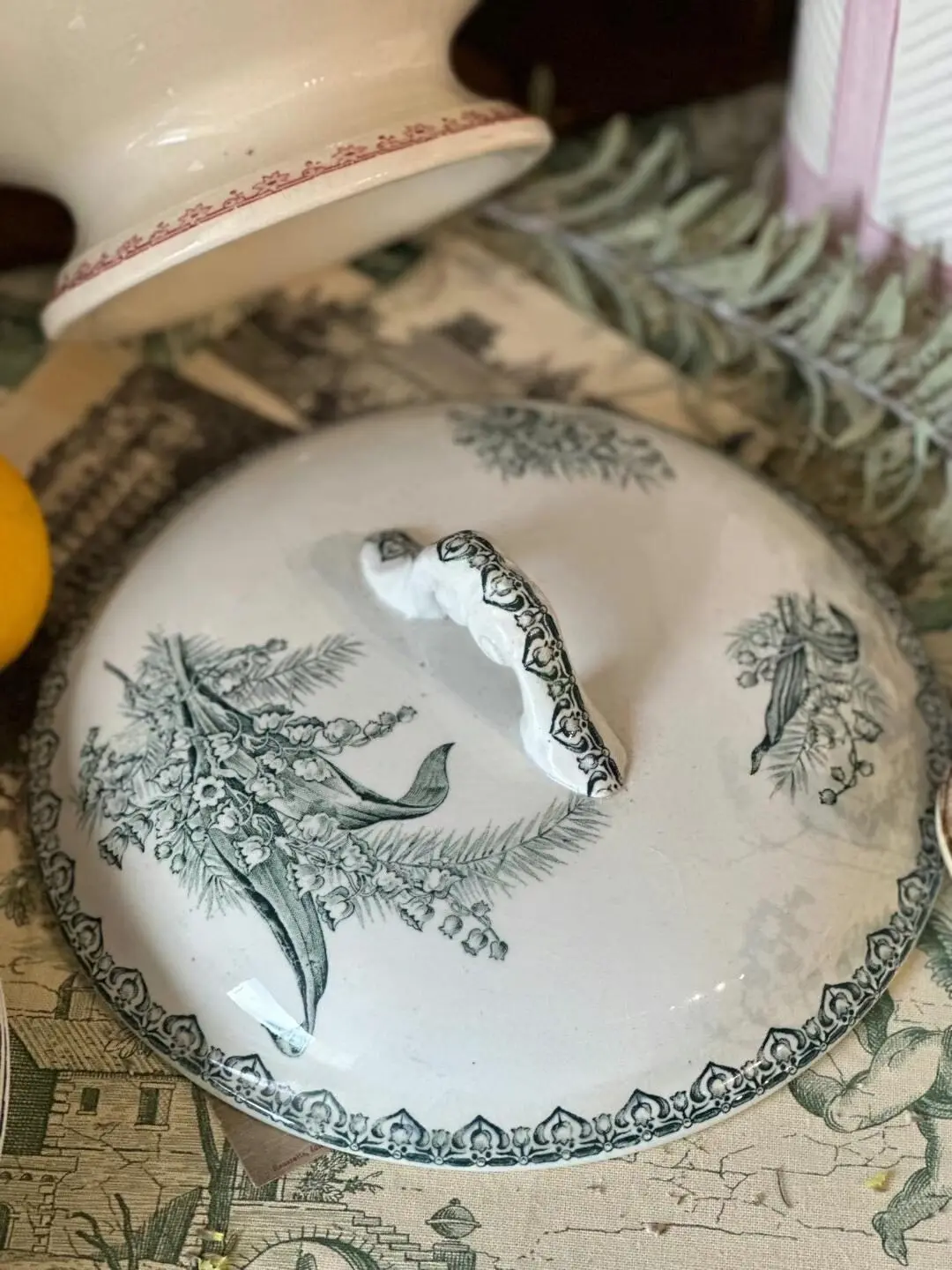 French Vintage Soup Pot Lid