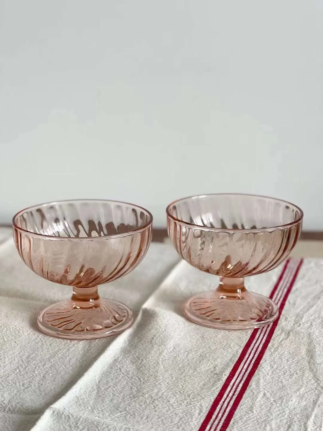 French 1970s Rosaline Archer Vintage Ice Cream Cup