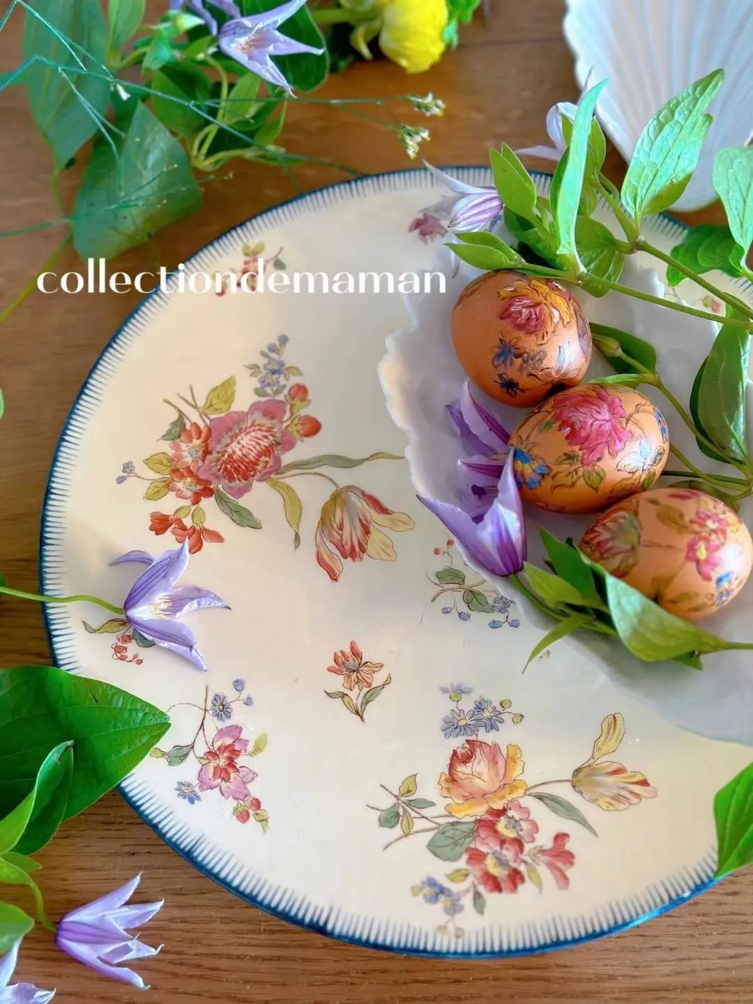 Vintage French Longchamp Ceramic Tray