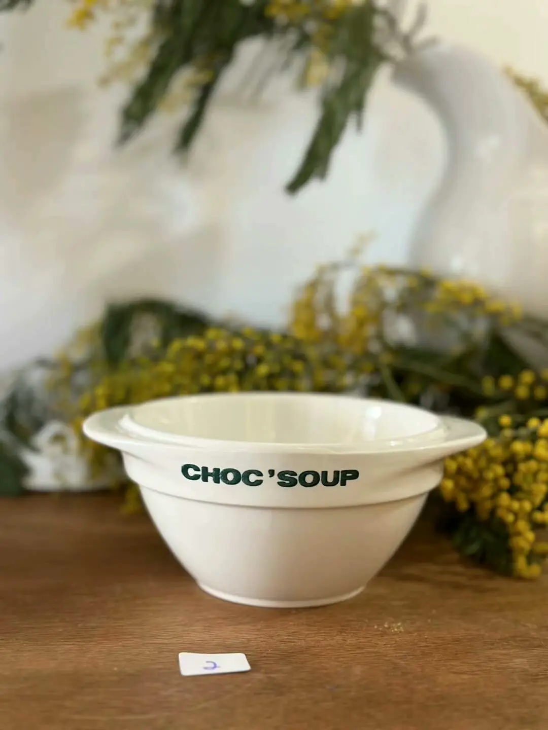 Vintage French Sarreguemines Small Soup/Cereal Bowl