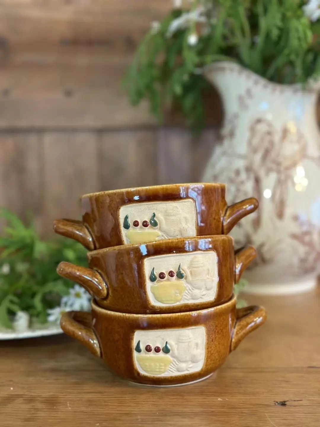 Vintage French Provençal Small Ceramic Bowl