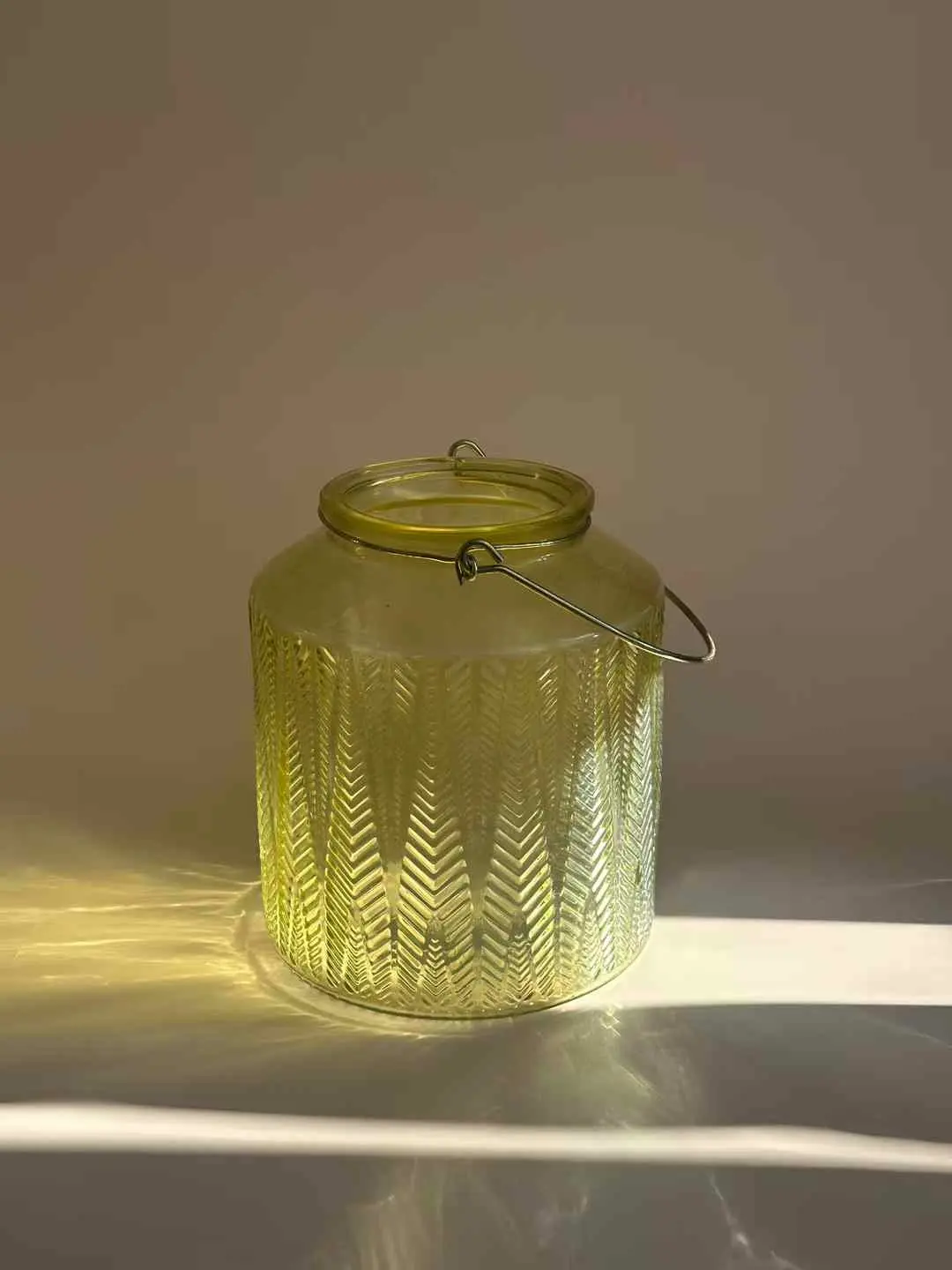 Vintage French Glass Bottle, 17 cm
