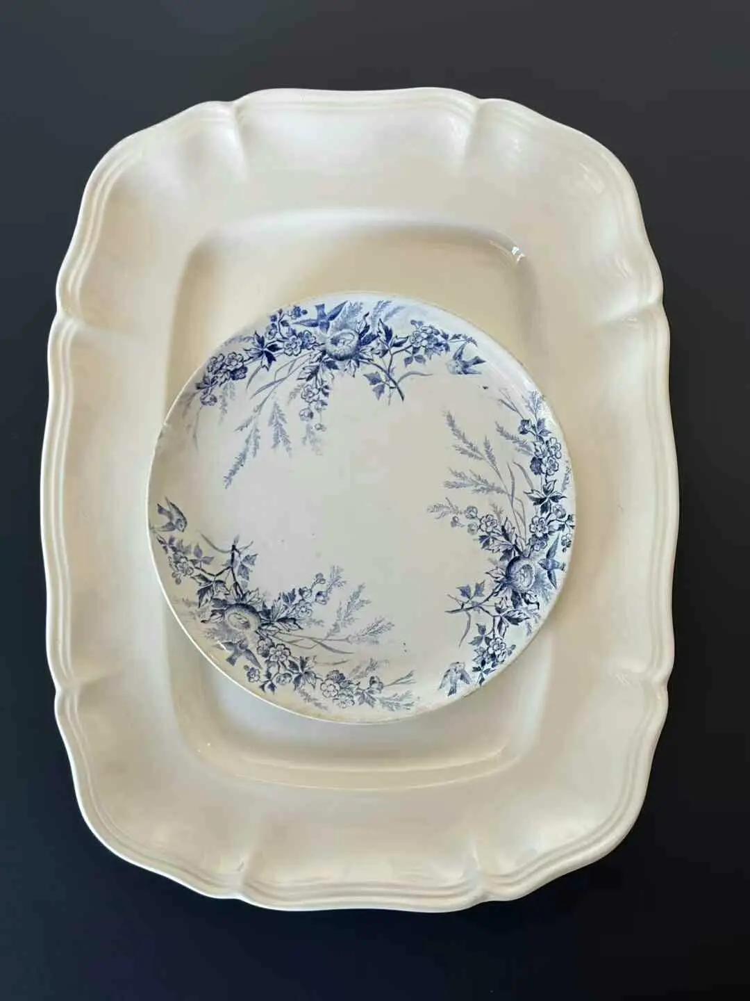 Creil et Montereau Blue Jay Flat Plate