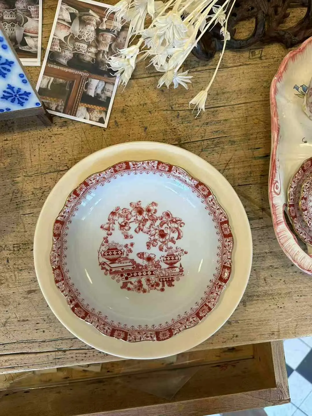 Vintage Seltmann Weiden Bavaria Scalloped Deep Plate, 18 cm