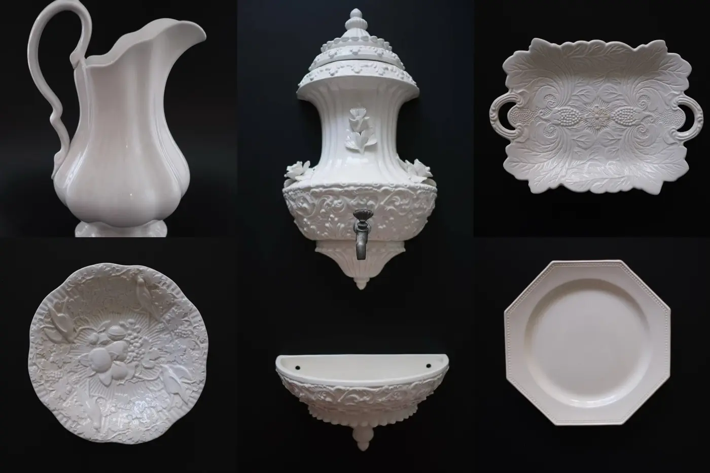 Antique White Fine Earthenware Collection