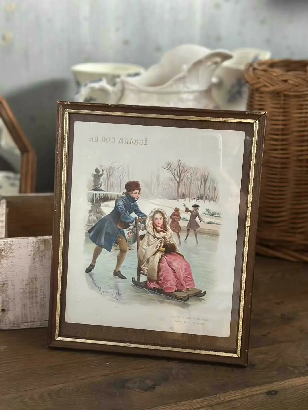 French Vintage Decorative Print