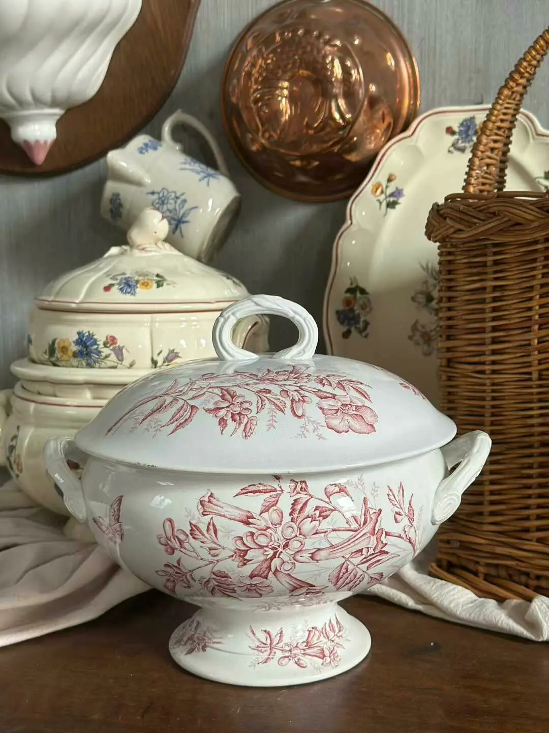 French Vintage Large Soup Pot