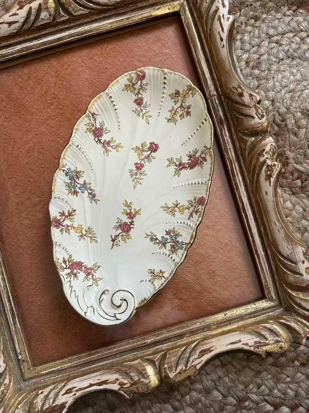 Sarreguemines Louis XV Shell Dish