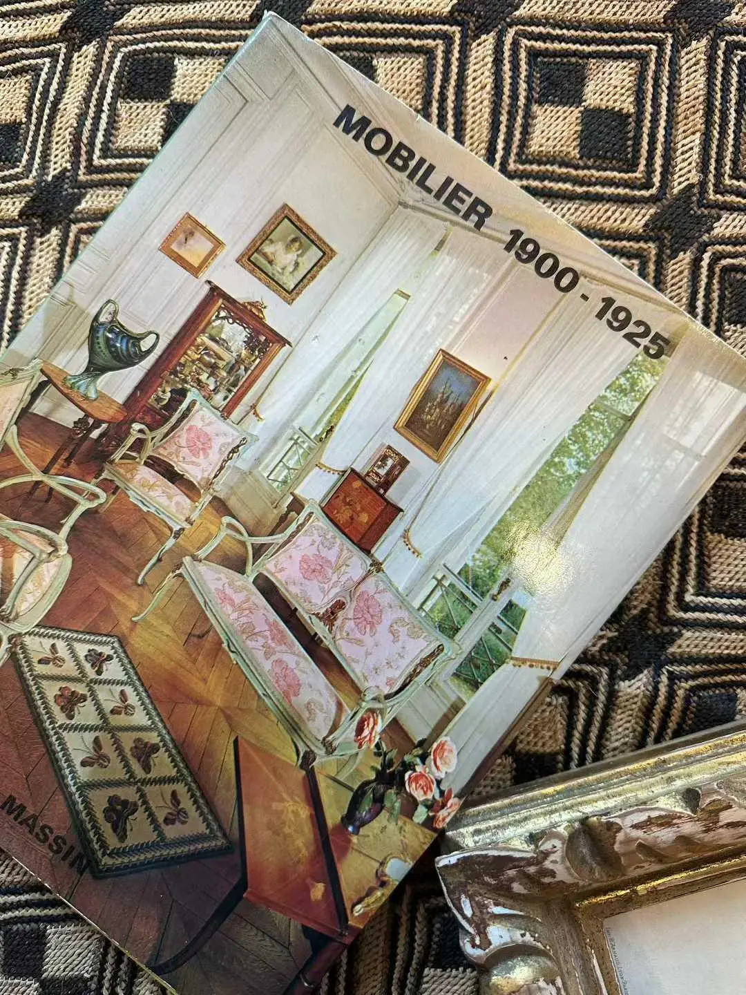 French Vintage Book on Furniture and Interior Styles (1900–1925) — Photo Prop