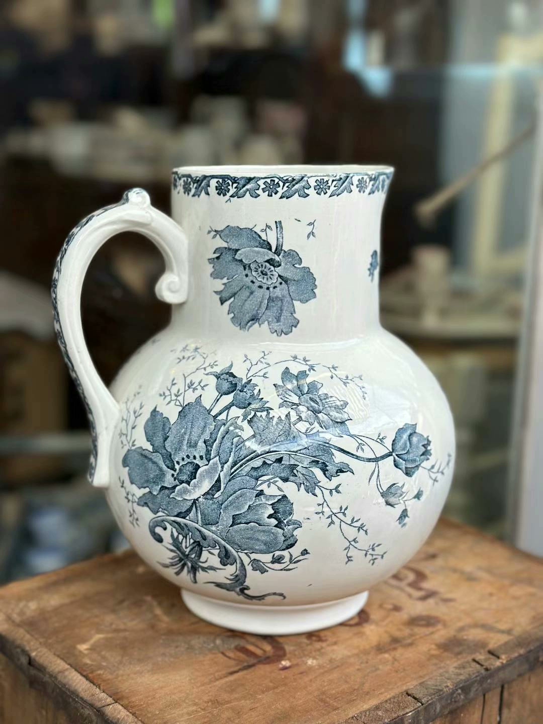 法国saint amand古董大水罐高度：26cm